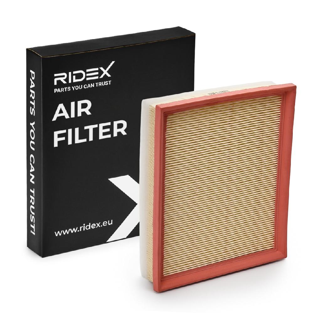 RIDEX 8A0611 Motor Luftfilter RechtEckig Filtereinsatz Umluftfilter mit