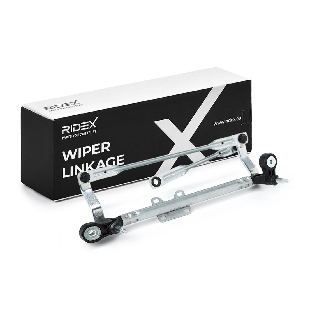 RIDEX Wischergestänge Vorne Gestänge Scheibenwischer ohne Elektromotor 300W0143