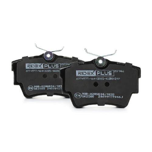 RIDEX PLUS Bremsbelagsatz Bremsbeläge Hinten für OPEL Vivaro A Kastenwagen (X83) Bild RIDEX PLUS Bremsbelagsatz Bremsbeläge Hinten für OPEL Vivaro A Kastenwagen (X83)