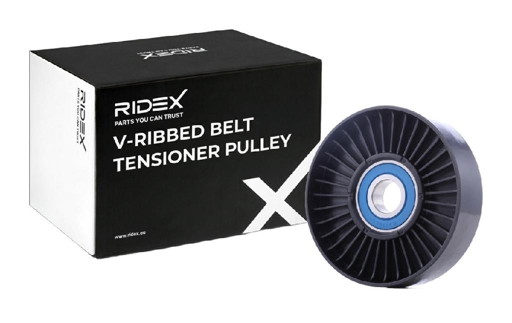 RIDEX 310T0105 Spannrolle Keilrippenriemen passend für MERCEDES-BENZ 05096525AA
