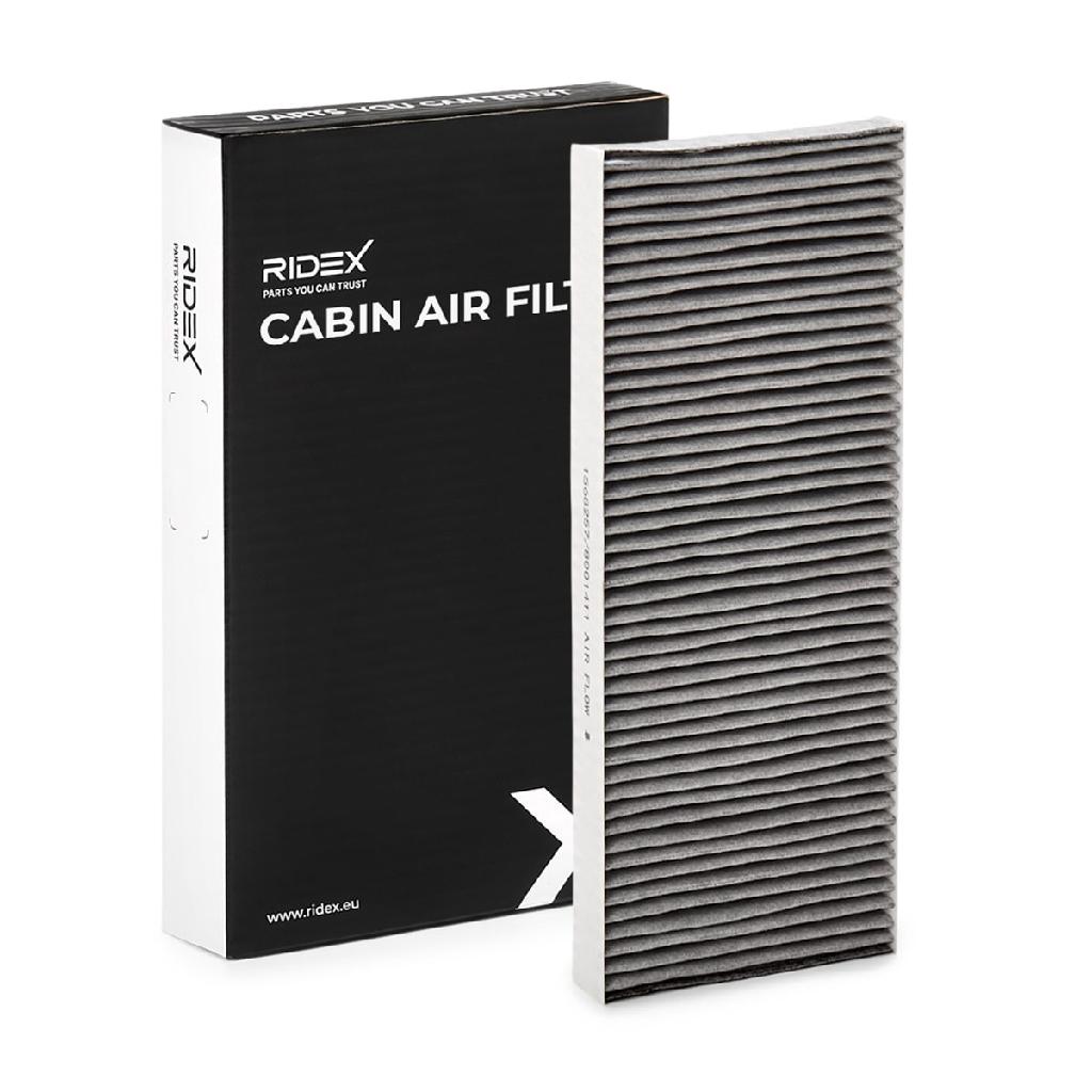 RIDEX 424I0208 Innenraumfilter Pollenfilter Aktivkohlefilter Höhe: 32 Breite: