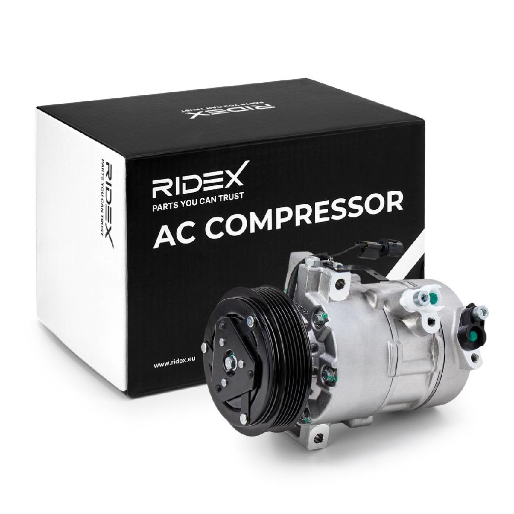 RIDEX A/C Kompressor für Klimaanlage Klimakompressor mit ID: DV16 Kältemittel:
