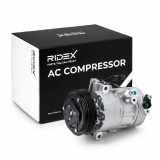 RIDEX A/C Kompressor für Klimaanlage Klimakompressor mit ID: DV16 Kältemittel: