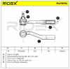 RIDEX Spurstangenkopf Vorderachse links Traggelenk M14X1,5 914T0374 für CITROËN Bild RIDEX Spurstangenkopf Vorderachse links Traggelenk M14X1,5 914T0374 für CITROËN