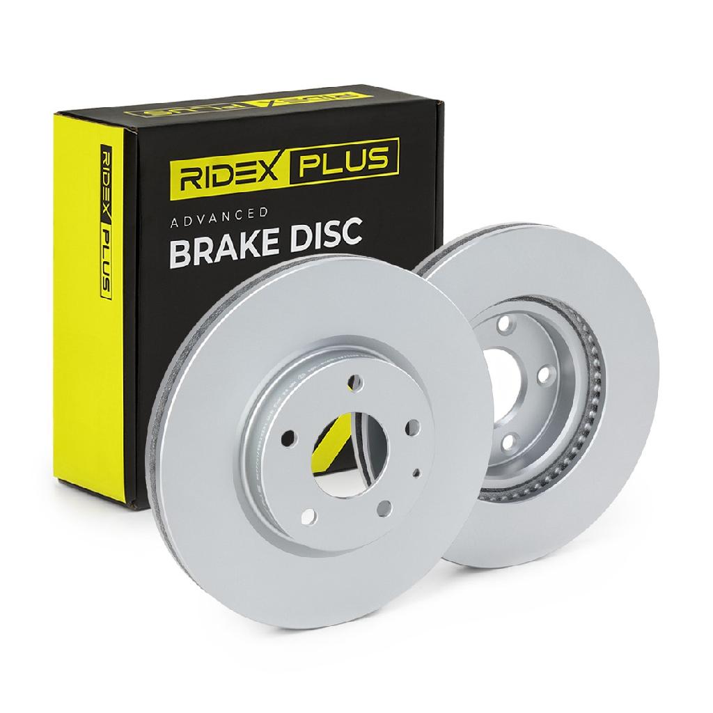 RIDEX PLUS 82B0760P 2x Bremsscheiben Vorne Ø297mm Belüftet für MAZDA CX-5