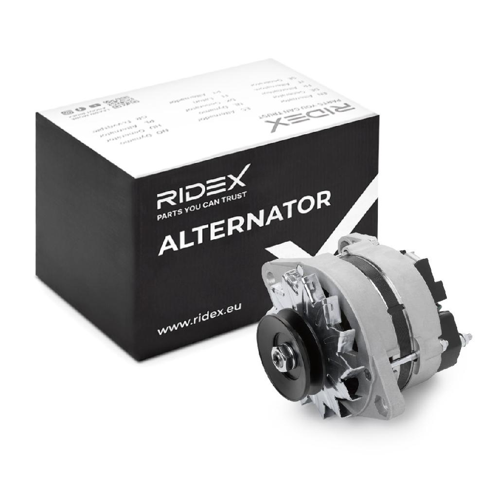 RIDEX 4G1317 Lichtmaschine 65A 12V Drehrichtung im Uhrzeigersinn mit für FIAT