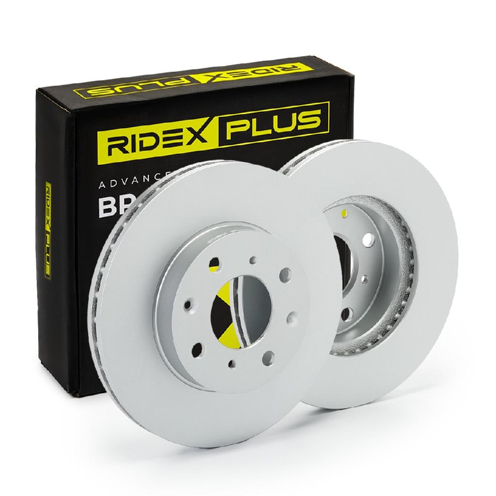 RIDEX PLUS 82B0719P 2x Bremsscheiben Vorne Ø239,8mm Belüftet für HONDA