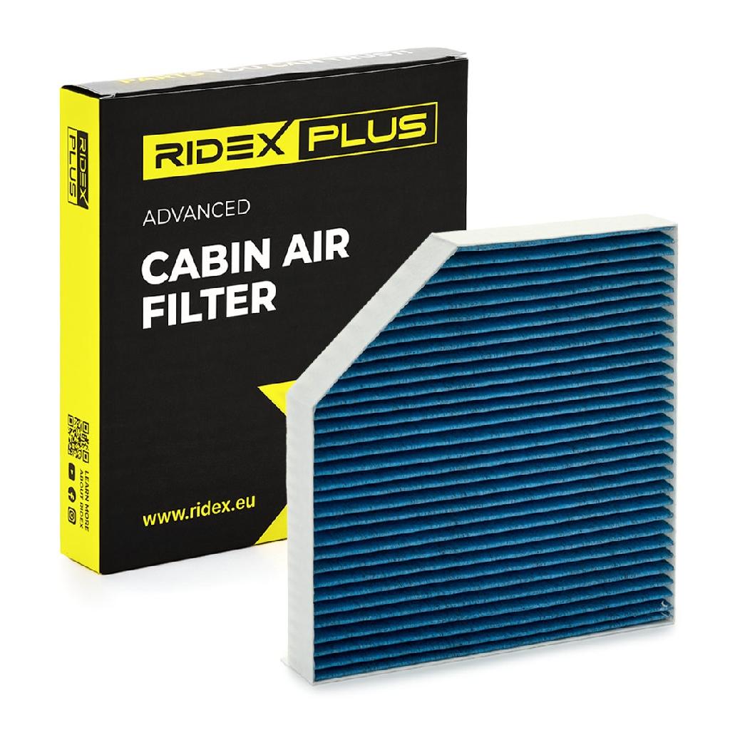 RIDEX PLUS 424I0223P Innenraumfilter Pollenfilter Aktivkohlefilter Höhe: 36