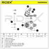 RIDEX 2462S0204 Traggelenk Führungsgelenk Vorne für TOYOTA AVENSIS Kombi (T25) Bild RIDEX 2462S0204 Traggelenk Führungsgelenk Vorne für TOYOTA AVENSIS Kombi (T25)