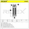 RIDEX 9F0051 Kraftstofffilter Diesel Filter Filter Cartridge für VW 7H0127401F Bild RIDEX 9F0051 Kraftstofffilter Diesel Filter Filter Cartridge für VW 7H0127401F