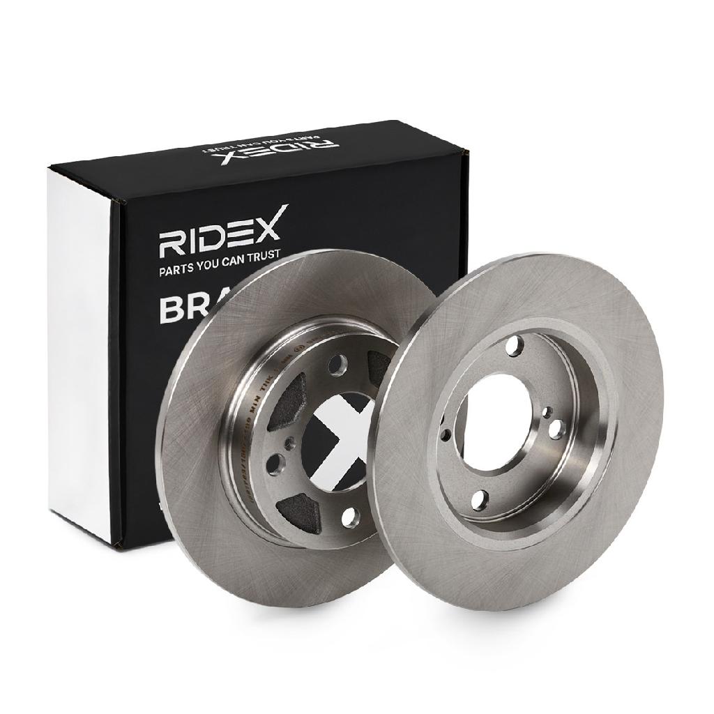 RIDEX 82B2187 1x Bremsscheibe Hinten Ø228mm voll für SUZUKI SWIFT V (AZ)