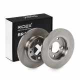 RIDEX 82B2187 1x Bremsscheibe Hinten Ø228mm voll für SUZUKI SWIFT V (AZ)