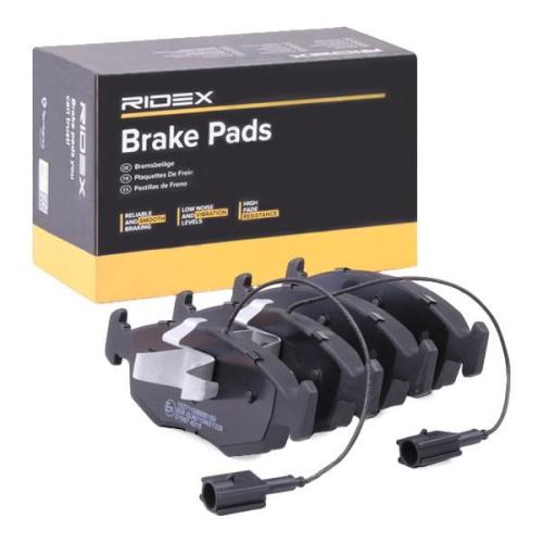 RIDEX Bremsbelagsatz Bremsbeläge Vorne für FIAT 500 (312) GRANDE PUNTO (199) Bild RIDEX Bremsbelagsatz Bremsbeläge Vorne für FIAT 500 (312) GRANDE PUNTO (199)