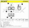 RIDEX 277W0019 1x Radbremszylinder Trommelbremse Radzylinder Hinten beidseitig Bild RIDEX 277W0019 1x Radbremszylinder Trommelbremse Radzylinder Hinten beidseitig