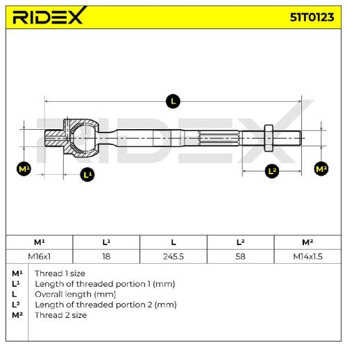 RIDEX Axialgelenk Spurstange Vorne für SUZUKI Grand Vitara I SUV (FT, HT) Bild RIDEX Axialgelenk Spurstange Vorne für SUZUKI Grand Vitara I SUV (FT, HT)