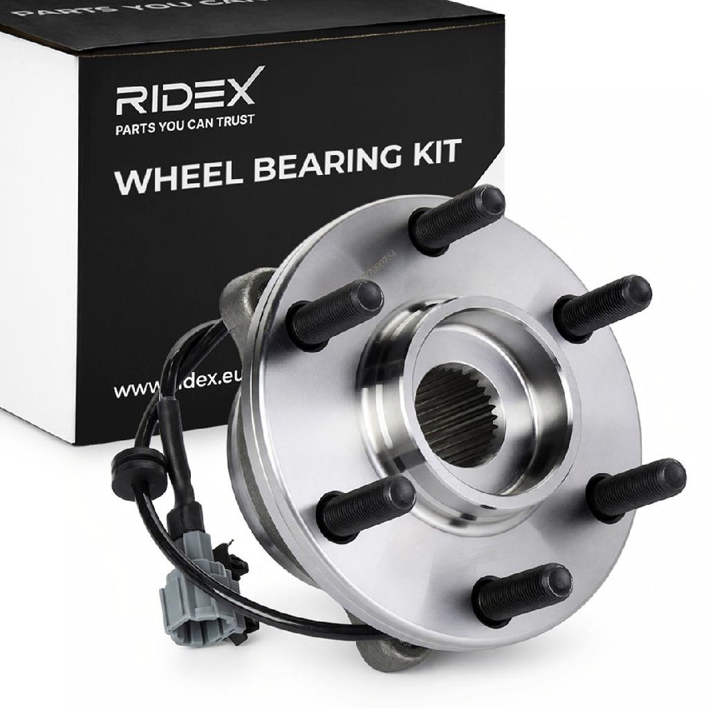 RIDEX 654W0130 Radlagersatz pro 1 Rad Vorne für NISSAN NP300 Navara Pickup (D40)