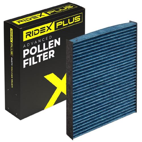 RIDEX PLUS 424I0522P Innenraumfilter Pollenfilter Aktivkohlefilter Höhe: 38 Bild RIDEX PLUS 424I0522P Innenraumfilter Pollenfilter Aktivkohlefilter Höhe: 38