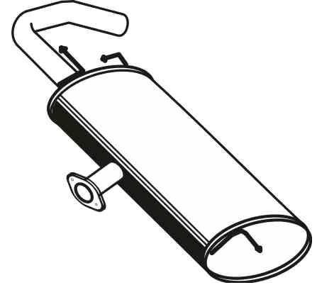 VEGAZ Endschalldämpfer Hinten für SUZUKI Grand Vitara II SUV (JT, TE, TD) Bild VEGAZ Endschalldämpfer Hinten für SUZUKI Grand Vitara II SUV (JT, TE, TD)