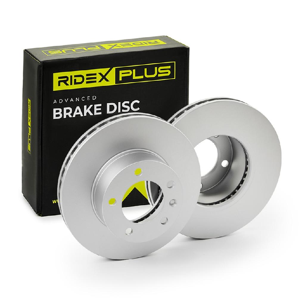 RIDEX PLUS 82B0187P 2x Bremsscheiben Vorne Ø305mm Belüftet für RENAULT