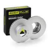 RIDEX PLUS 82B0187P 2x Bremsscheiben Vorne Ø305mm Belüftet für RENAULT