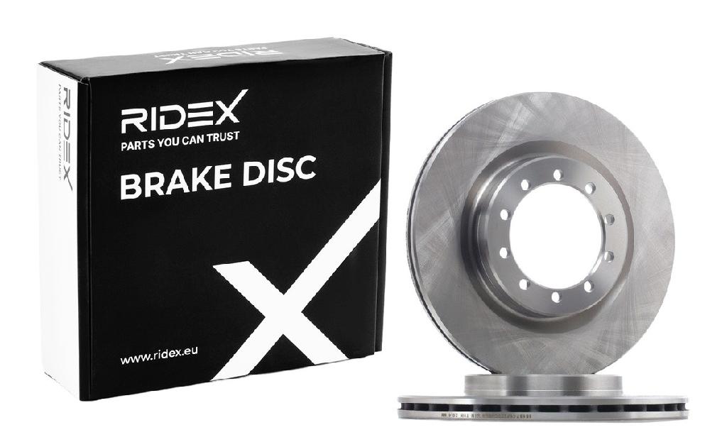 RIDEX 82B1563 2x Bremsscheiben Vorne Ø290mm Belüftet für RENAULT 5010260604