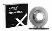 RIDEX 82B1563 2x Bremsscheiben Vorne Ø290mm Belüftet für RENAULT 5010260604