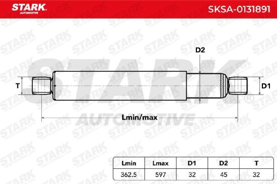 STARK SKSA-01334409 2x Stoßdämpfer Öldruck Vorne passend für MERCEDES-BENZ Bild STARK SKSA-01334409 2x Stoßdämpfer Öldruck Vorne passend für MERCEDES-BENZ