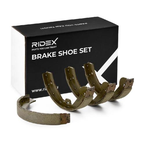 RIDEX Bremsbacken Satz für Trommelbremse Hinten ohne Hebel 70B0132 Bild RIDEX Bremsbacken Satz für Trommelbremse Hinten ohne Hebel 70B0132