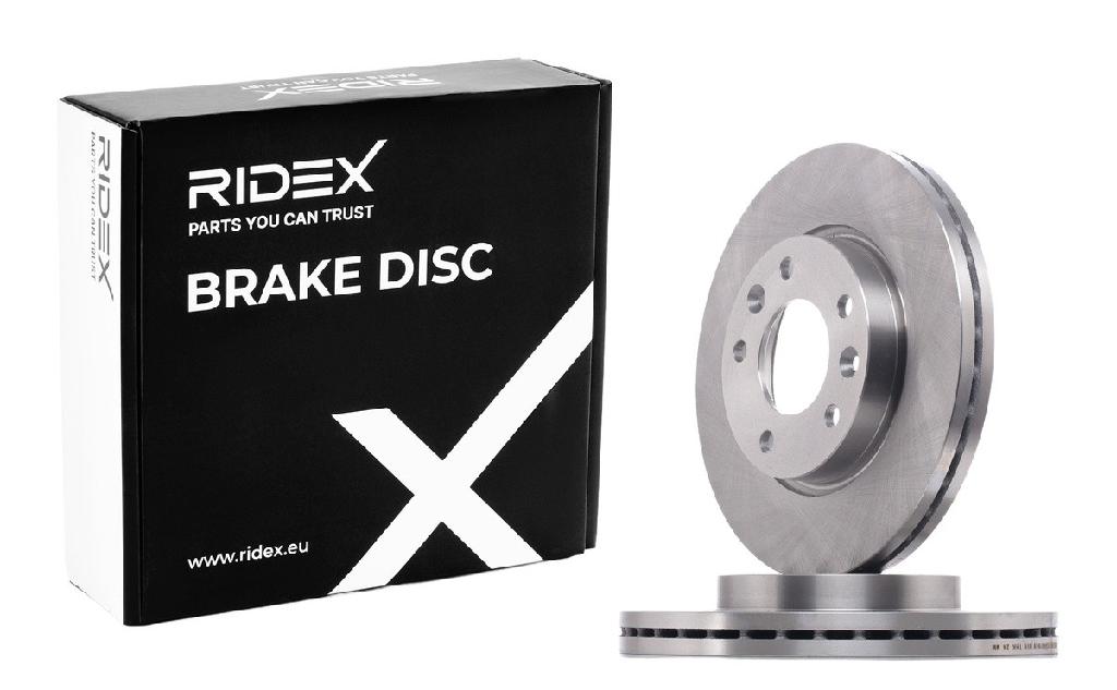 RIDEX 82B1694 2x Bremsscheiben Vorne Ø274mm Belüftet für KIA CARNIVAL II
