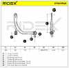 RIDEX 273C0546 Lenker Radaufhängung Querlenker Front für CITROËN C5 II Break Bild RIDEX 273C0546 Lenker Radaufhängung Querlenker Front für CITROËN C5 II Break