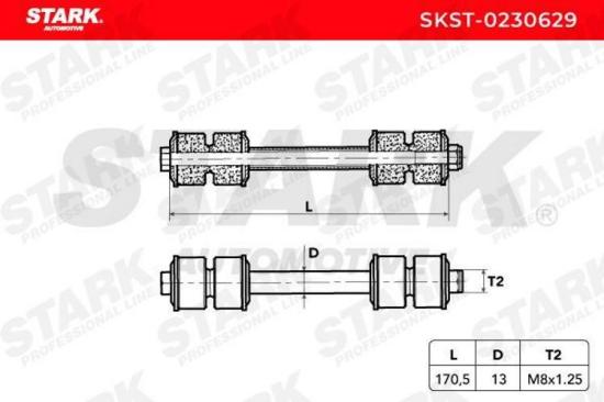 STARK 1x Koppelstange Stabilisator Vorne für OPEL MANTA B (58, 59) ASCONA B Bild STARK 1x Koppelstange Stabilisator Vorne für OPEL MANTA B (58, 59) ASCONA B
