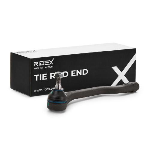 RIDEX Spurstangenkopf Vorderachse links Traggelenk IN M14X1.5 RHT M10X1.25 mit Bild RIDEX Spurstangenkopf Vorderachse links Traggelenk IN M14X1.5 RHT M10X1.25 mit