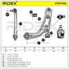 RIDEX 273C1024 Lenker Radaufhängung Querlenker Front links für FIAT 51928536 Bild RIDEX 273C1024 Lenker Radaufhängung Querlenker Front links für FIAT 51928536