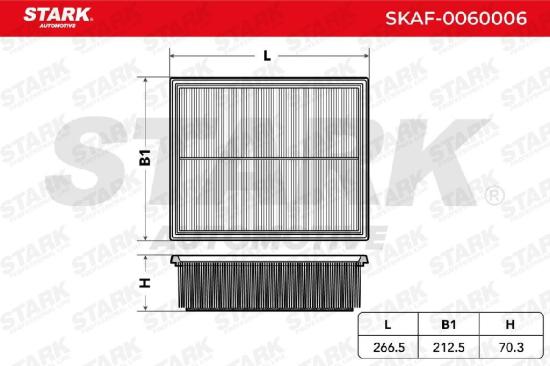 STARK SKAF-0060006 Motor Luftfilter RechtEckig Filtereinsatz Umluftfilter Bild STARK SKAF-0060006 Motor Luftfilter RechtEckig Filtereinsatz Umluftfilter