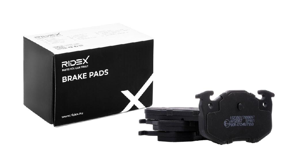 RIDEX Bremsbelagsatz Bremsbeläge Hinten für VW Golf 5I (5K1) TIGUAN (5N)