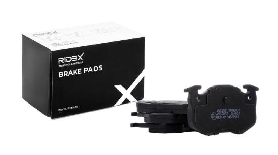 RIDEX Bremsbelagsatz Bremsbeläge Hinten für VW Golf 5I (5K1) TIGUAN (5N) Bild RIDEX Bremsbelagsatz Bremsbeläge Hinten für VW Golf 5I (5K1) TIGUAN (5N)