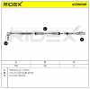 RIDEX ABS-Sensor 412W0101 Vorderachse beidseitig Sensorart: aktiver Sensor 775mm