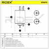 RIDEX 9F0075 Kraftstofffilter Petrol Filter Line Filter K05097053AA K05097052AA Bild RIDEX 9F0075 Kraftstofffilter Petrol Filter Line Filter K05097053AA K05097052AA