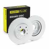 RIDEX PLUS 82B0246P 2x Bremsscheiben Vorne Ø279,8mm Belüftet für SUZUKI SX4