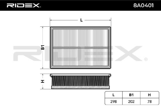 RIDEX 8A0401 Luftfilter mit Vorfilter für VW POLO (9N) Transporter T5 Bus Bild RIDEX 8A0401 Luftfilter mit Vorfilter für VW POLO (9N) Transporter T5 Bus