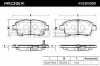 RIDEX Bremsbelagsatz Bremsbeläge Vorne für TOYOTA Yaris Schrägheck (P1) COROLLA Bild RIDEX Bremsbelagsatz Bremsbeläge Vorne für TOYOTA Yaris Schrägheck (P1) COROLLA