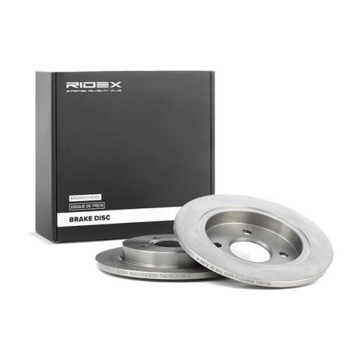 RIDEX 82B0014 2x Bremsscheiben Hinten Ø252,7mm voll für FORD 1073756 Bild RIDEX 82B0014 2x Bremsscheiben Hinten Ø252,7mm voll für FORD 1073756