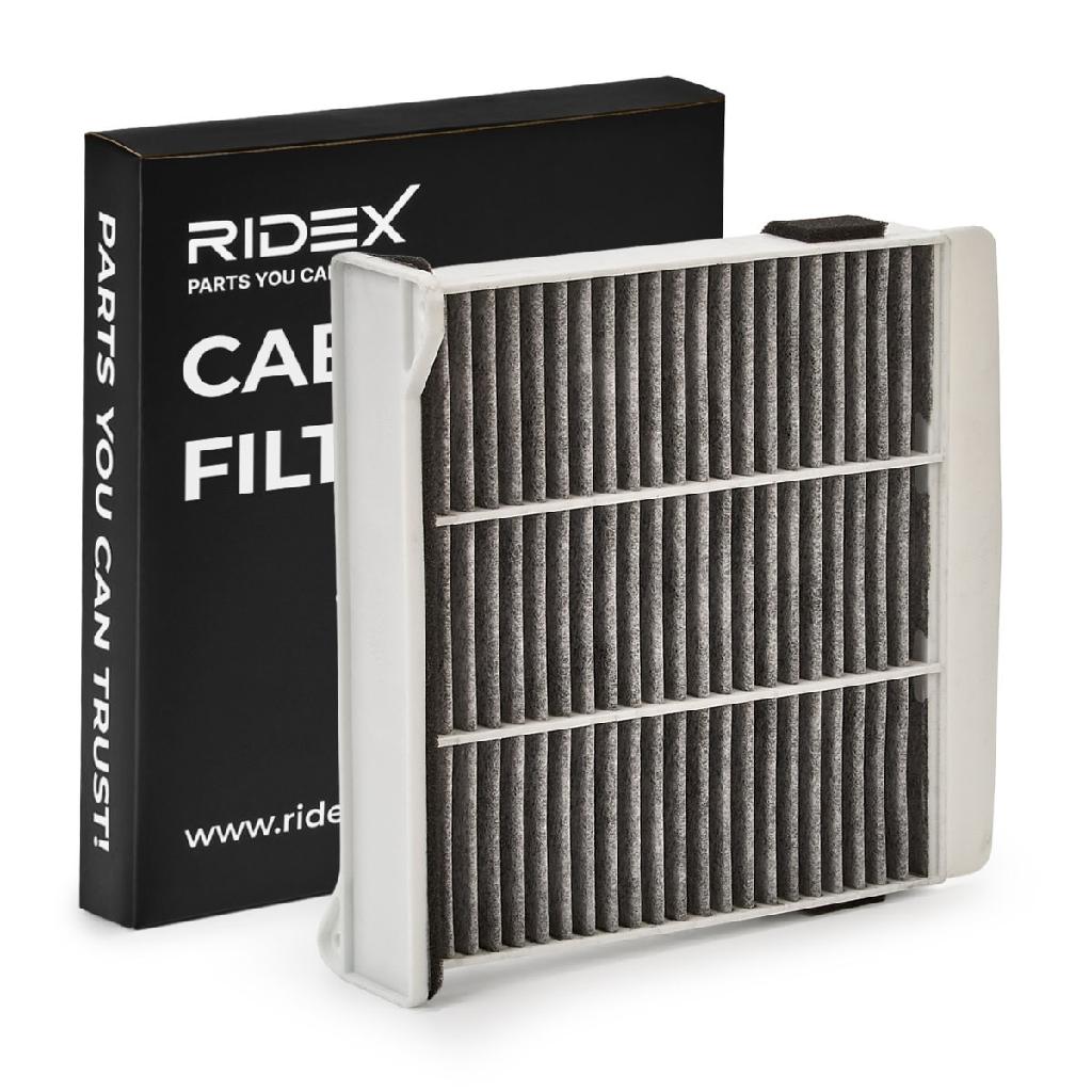RIDEX 424I0064 Innenraumfilter Pollenfilter Aktivkohlefilter Höhe: 74 Breite: