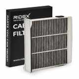 RIDEX 424I0064 Innenraumfilter Pollenfilter Aktivkohlefilter Höhe: 74 Breite: