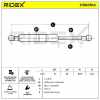 RIDEX 219G0944 Heckklappendämpfer hinten Länge:524,5mm 350N Hub: 205mm für VOLVO Bild RIDEX 219G0944 Heckklappendämpfer hinten Länge:524,5mm 350N Hub: 205mm für VOLVO