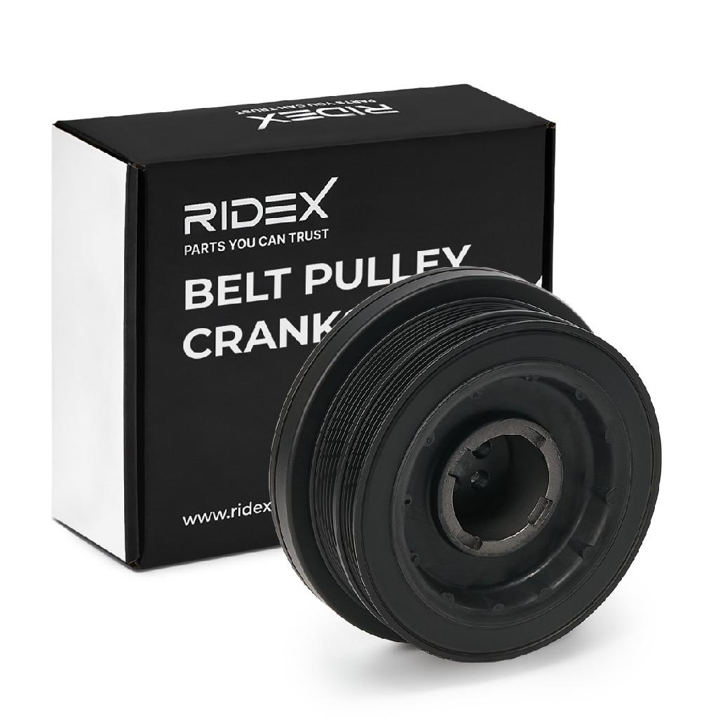 RIDEX 3213B0015 Riemenscheibe Kurbelwelle Kurbelwellenriemenscheibe 6-Rippen