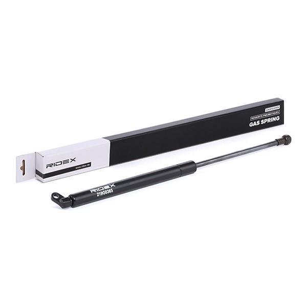 RIDEX 219G0365 Heckklappendämpfer hinten Länge:397mm 295N Hub: 158mm A2207500136