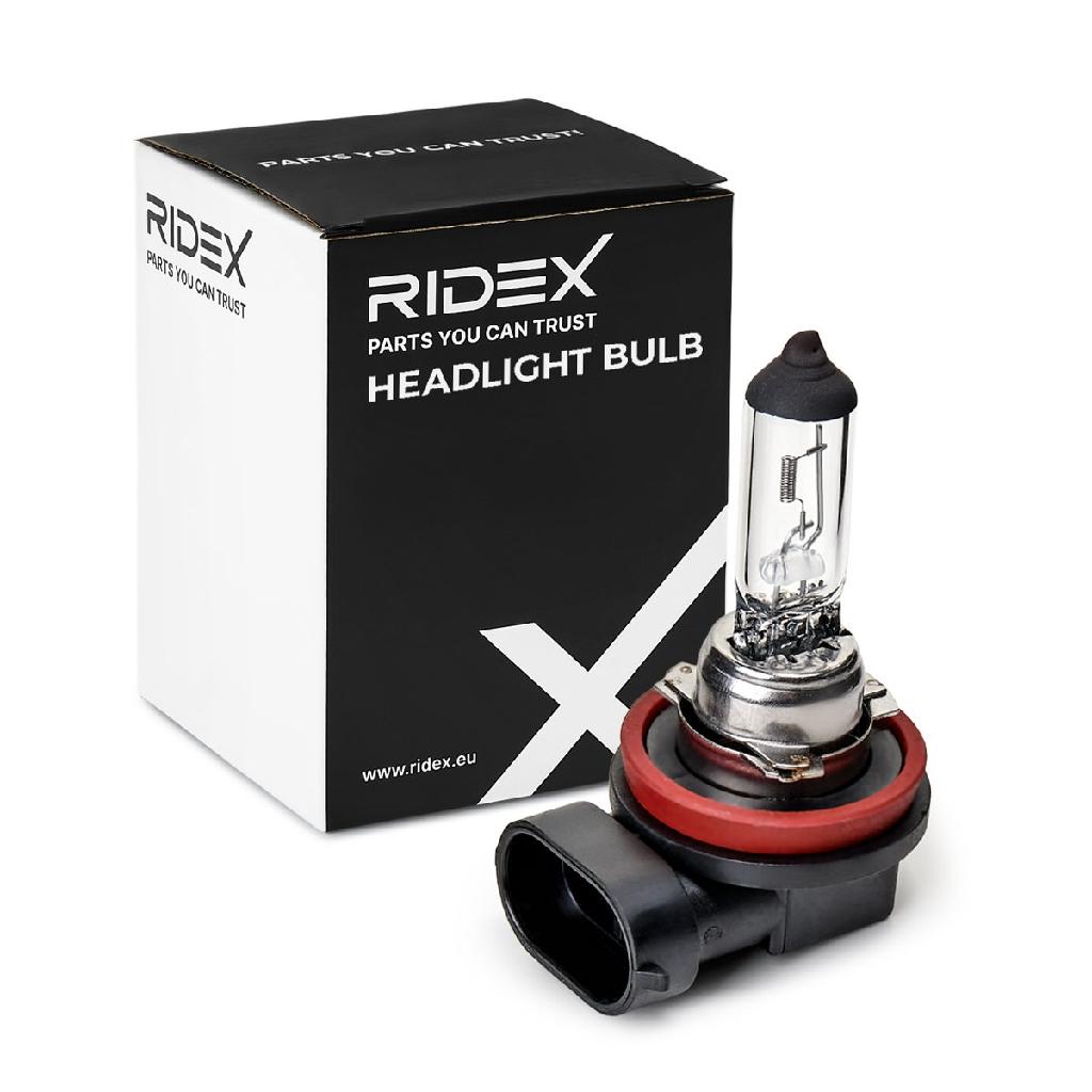 RIDEX H11 Glühlampe Fernscheinwerfer 55W 3200K Fernlicht Halogen Birne 106B0005