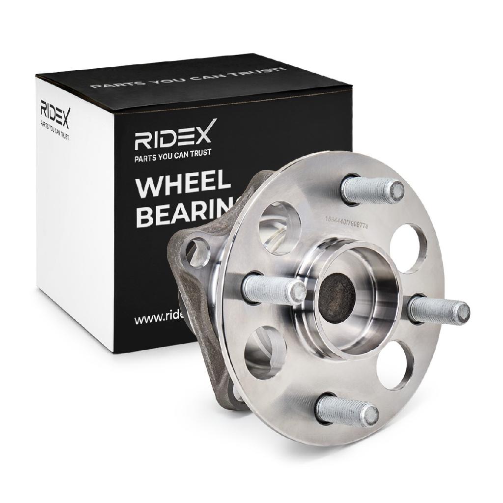 RIDEX 654W0273 Radlagersatz pro 1 Rad Hinten für TOYOTA Yaris Schrägheck (P9)