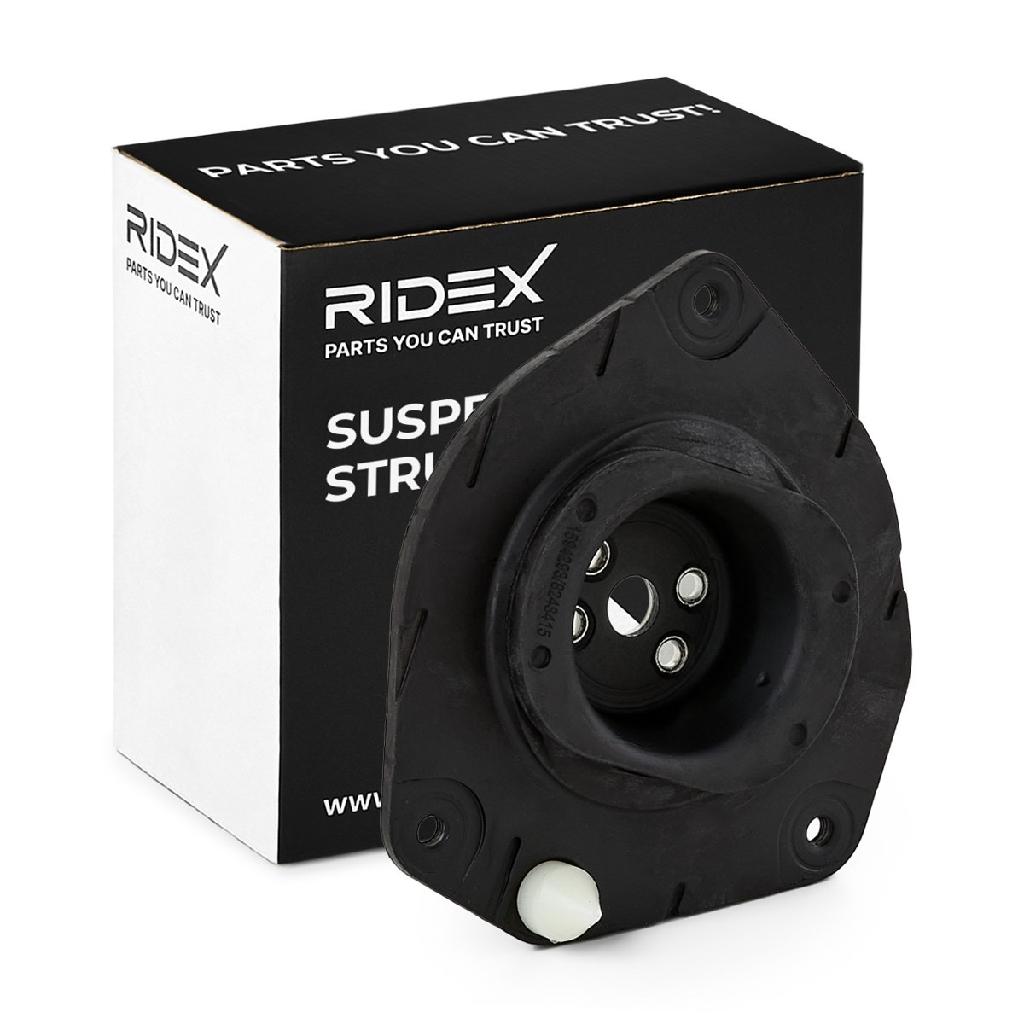 RIDEX 1180S0159 Federbeinstützlager ohne Kugellager Vorne beidseitig für RENAULT